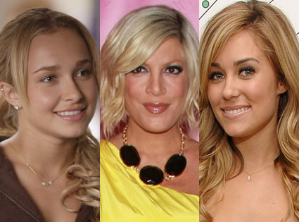 Hayden Panettiere, Tori Spelling, Lauren Conrad Hayden Panettiere, Tori Spelling, Lauren Conrad